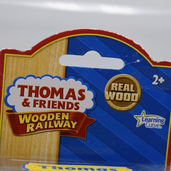 THOMAS 1 - Thomas & Friends Wooden Railway Train Engine w/ Collector's Card New - Picture 2 of 11